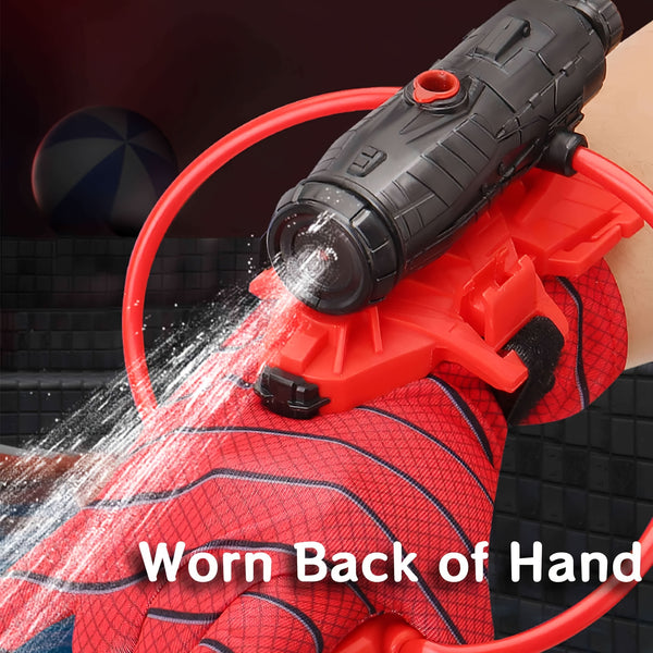 Spider Web Shooters Toy Water blaster Wrist Launcher With Glove, Hero Wrist Water Blaster Sprayer Set, Water Pistol, Cosplay Spider Shooters Game, Christmas Halloween Gift