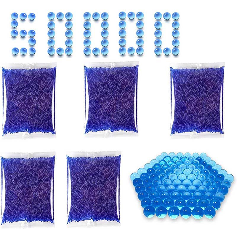 50000pcs Blue Gel Ball Refill Ammo Water Beads Non-Toxic Eco Friendly (US Stock)-Biu Blaster-Uenel