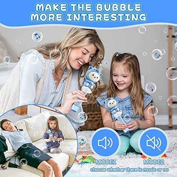 Piggy Kids Bubble Blower Wand Automatic Bubble Makers with Light & Music (US Stock)-Biu Blaster-Uenel