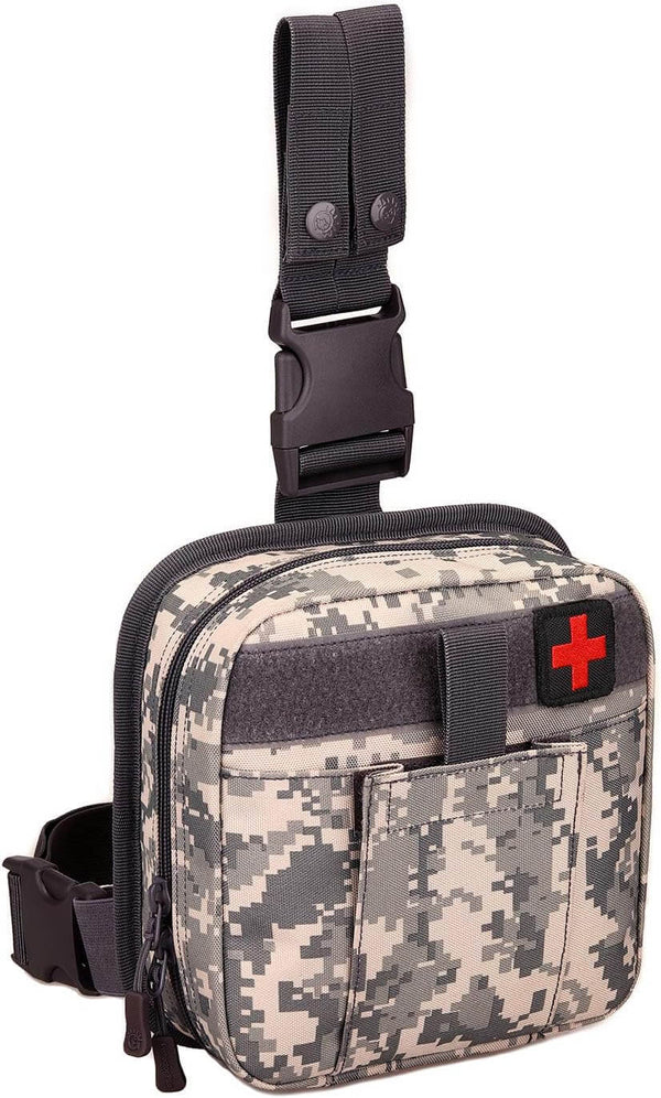 A017 Drop Leg Medical Bag Tactical Leg Pouch-Biu Blaster-acu-Uenel