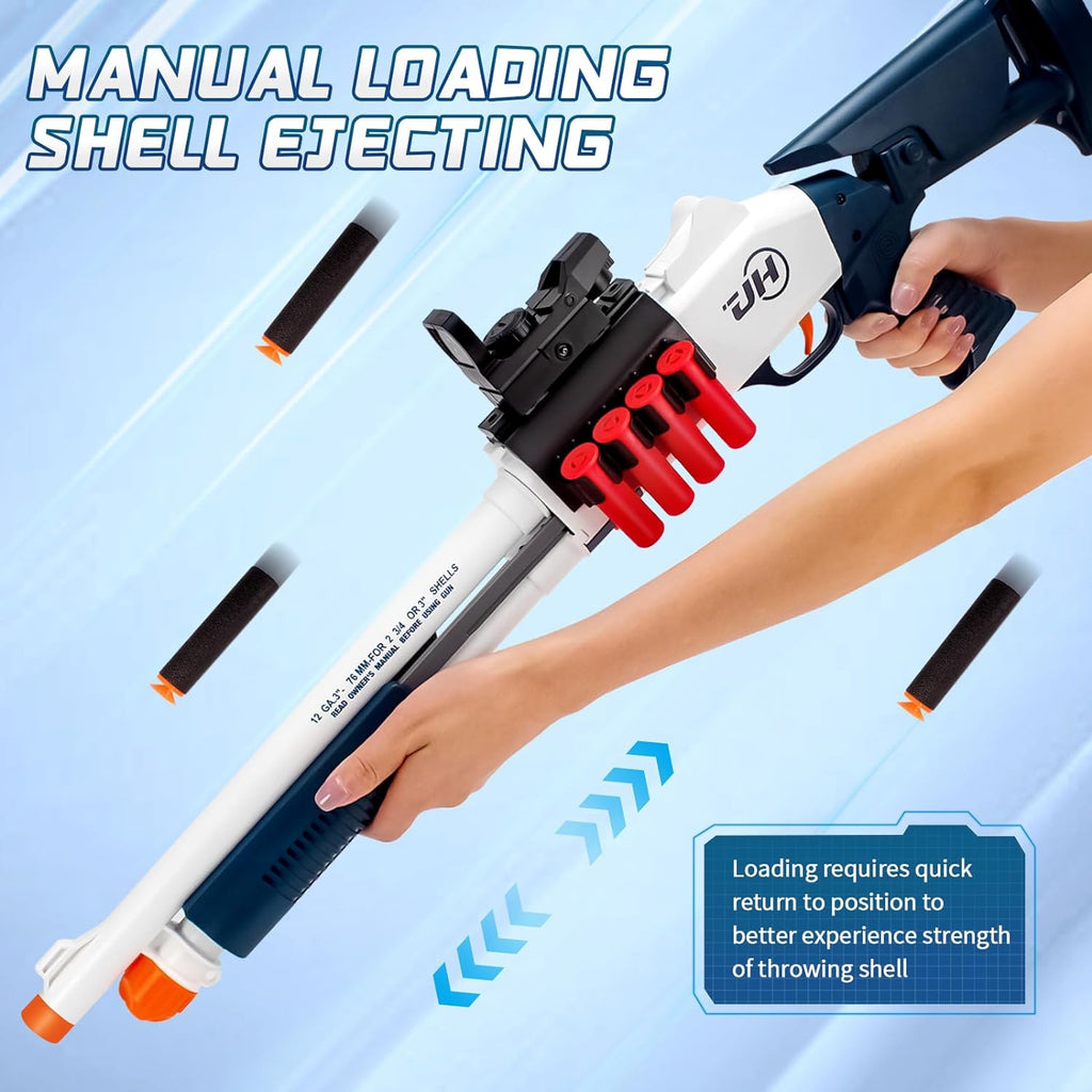 Shell Throwing JH2027 XM1014 Shell Ejection Throwing Manual Blaster For Kids Outdoor ...