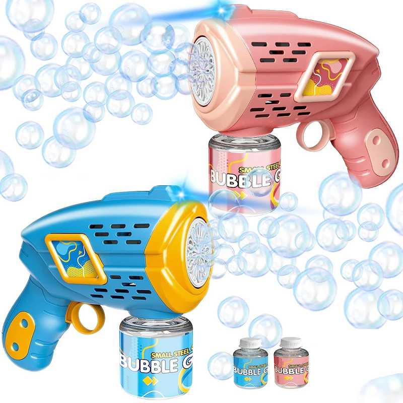 Fully Automatic 10 Holes with Lights Toddler Kids Toys Electric Bubble Gun-Biu Blaster-Uenel