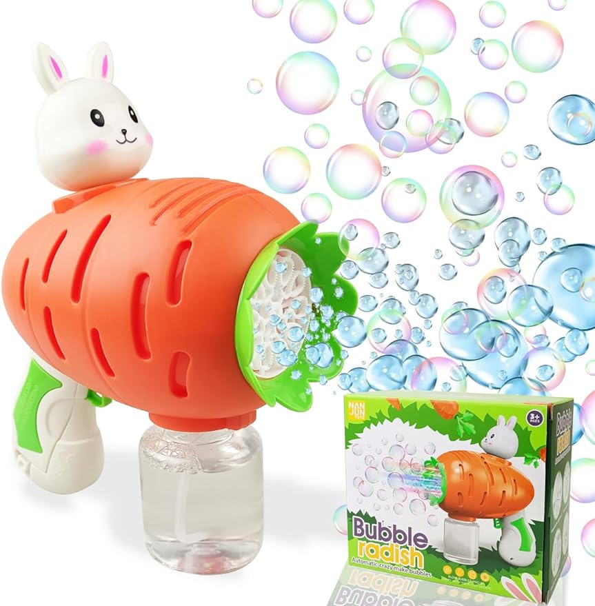 Easter Bunny Bubble Gun Automatic Bubble Blower Toy