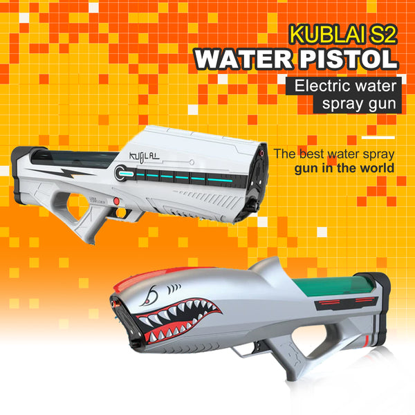 Kublai S2 Standard & Mini Electric Water Gun Squirt Auto Refill Bundle Set