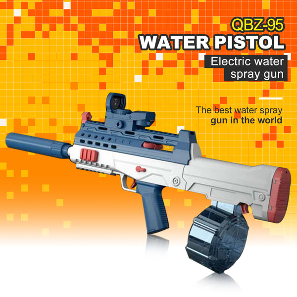 Electric High Speed Drum Fed QBZ-95 Water Blaster Toy Gun