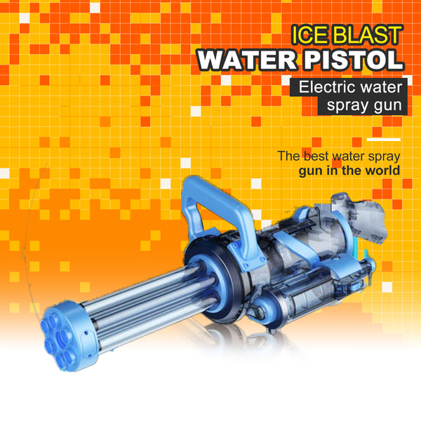 Ice Blast Gatling electric continuous discharge large capacity water gun water fight high appearance level automatic black technology water gun