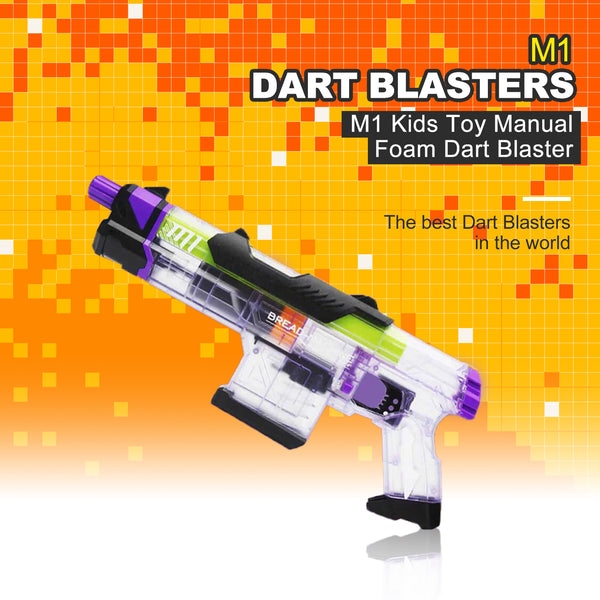 M1 Kids Toy Manual Foam Dart Blaster