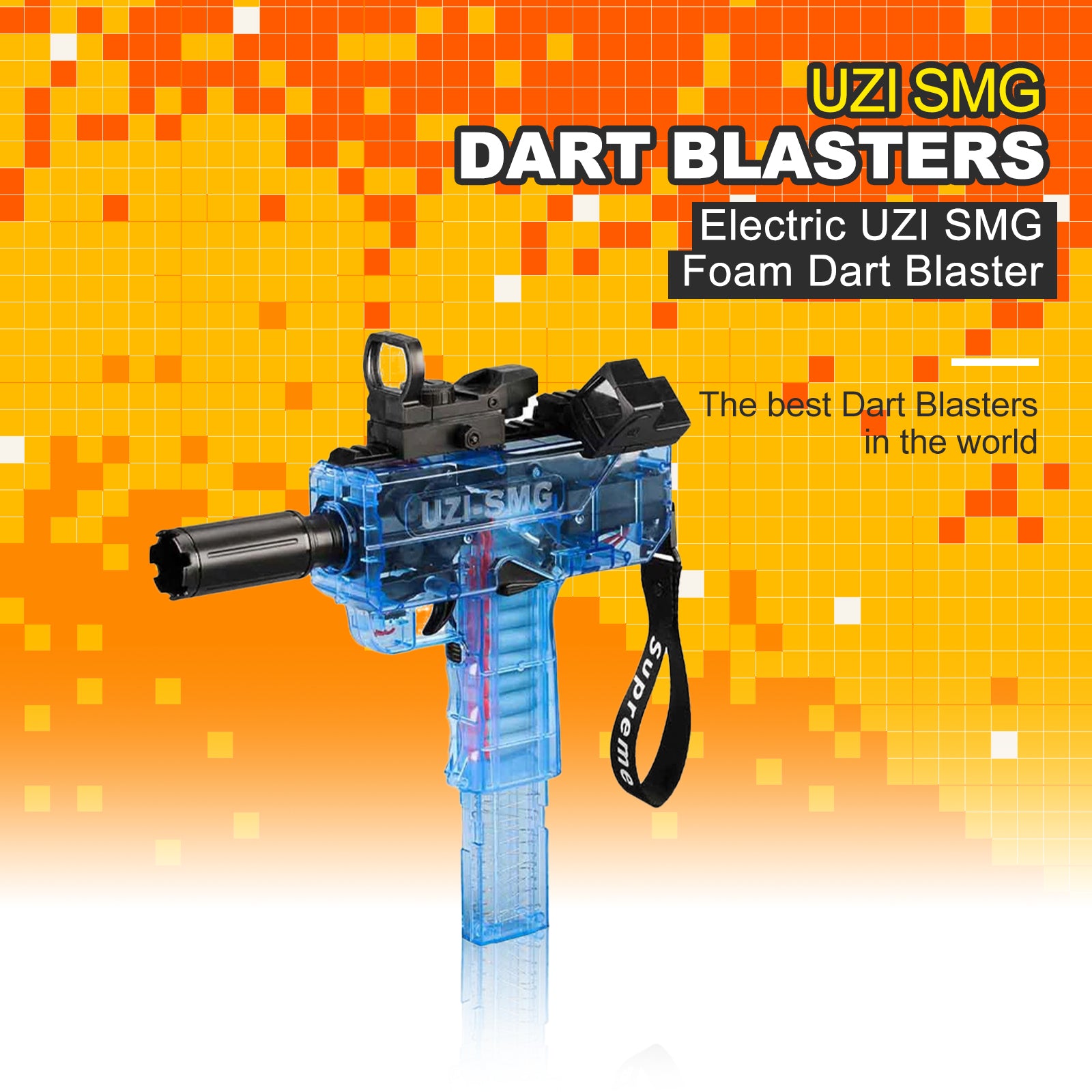 UZI SMG Foam Dart Blaster for Kids Outdoor Play – Biu Blaster