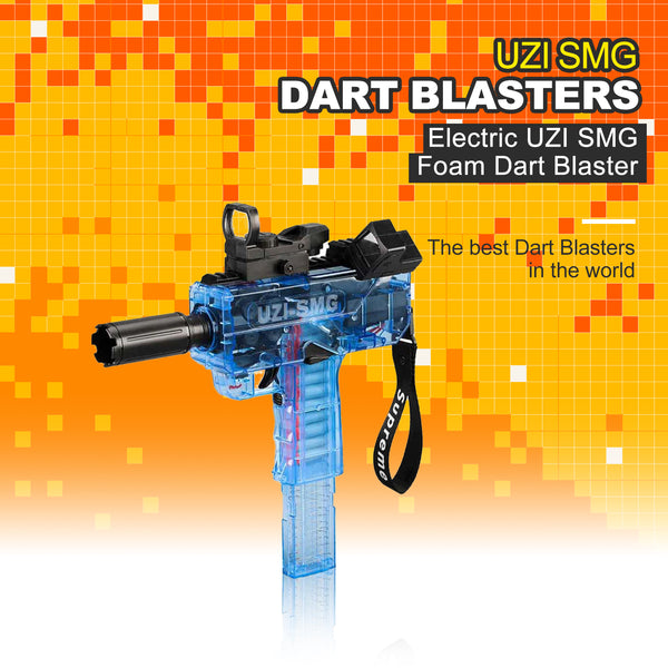 Electric UZI SMG Foam Dart Blaster