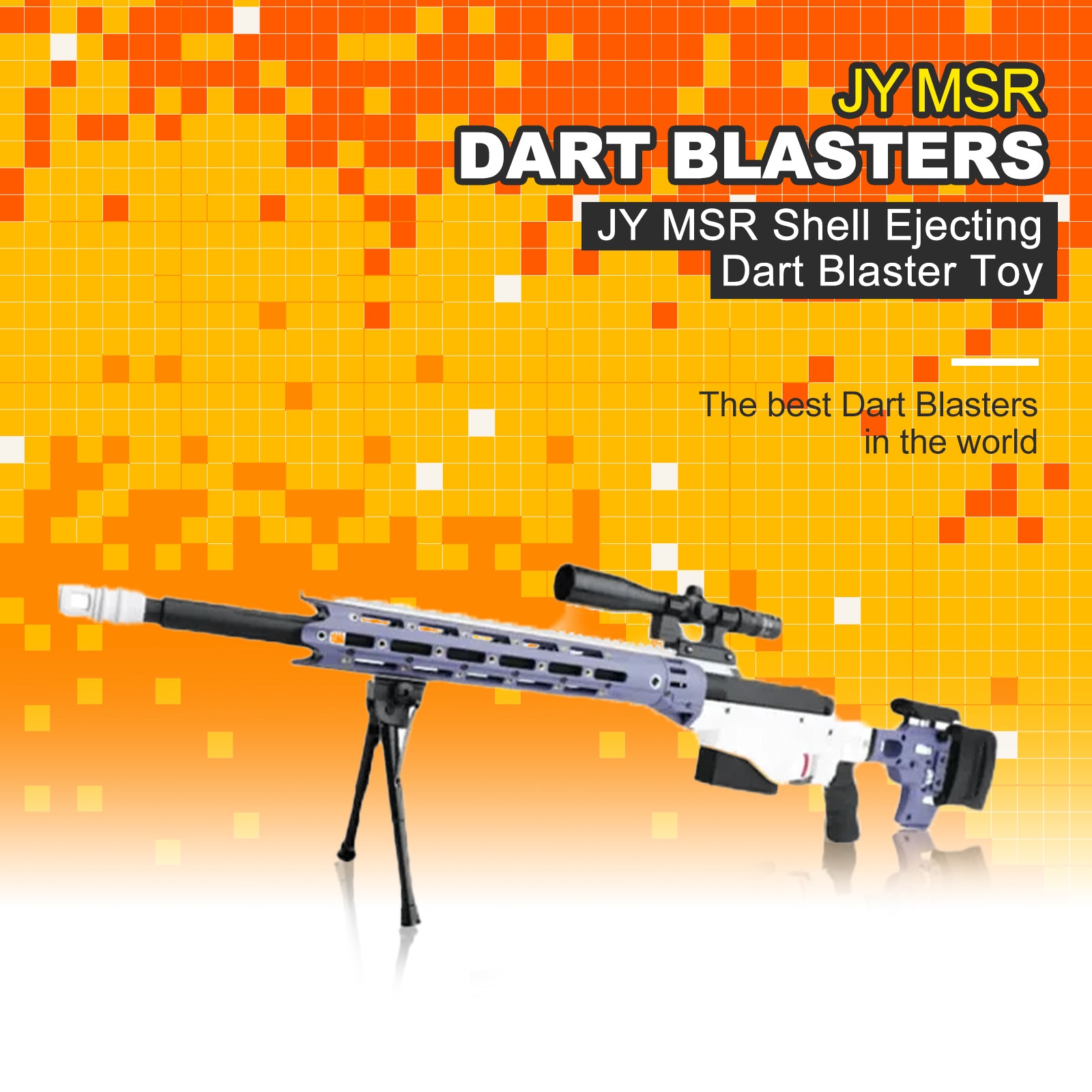 JY MSR Shell Ejecting Dart Blaster Toy – Biu Blaster