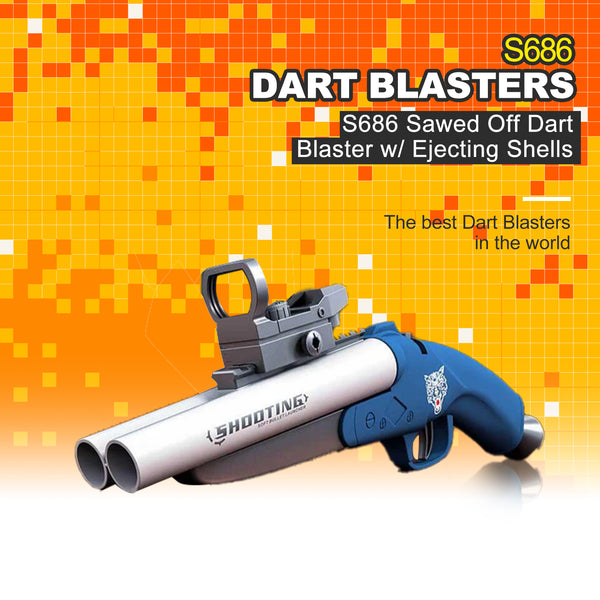 S686 Sawed Off Dart Blaster w/ Ejecting Shells