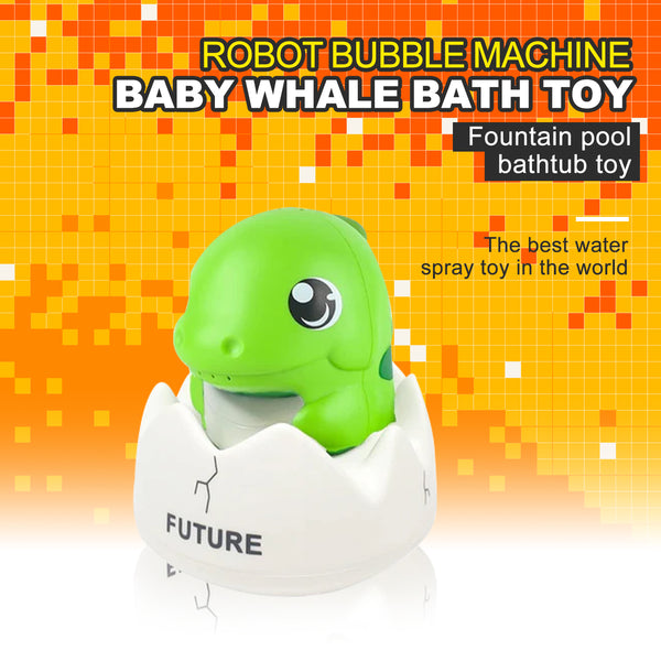 Christmas Dinosaur Light Up Bath Toys Gifts Sprinkler Bathtub Toys for Toddlers (US Stock)