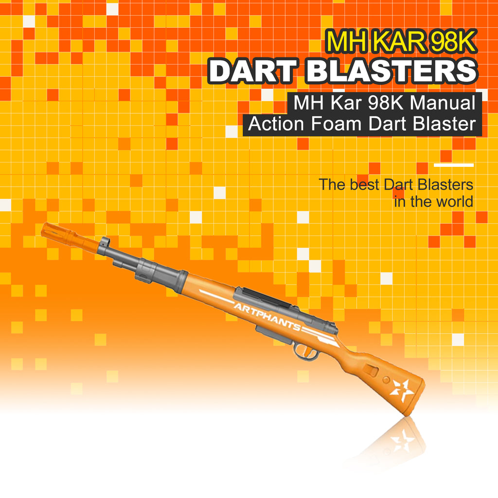 MH Kar 98K Manual Action Foam Dart Blaster – Biu Blaster