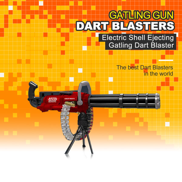 Electric Shell Ejecting Gatling Dart Blaster