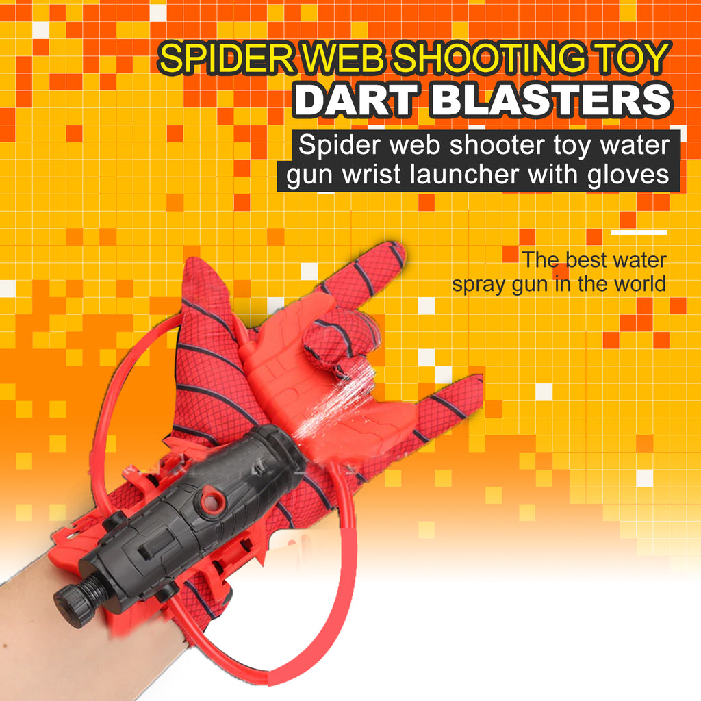 Spider Web Shooters Toy Water blaster Wrist Launcher With Glove, Hero Biu Blaster Spider Web Shooters Toy Water blaster Wrist Launcher With Glove, Hero Biu Blaster