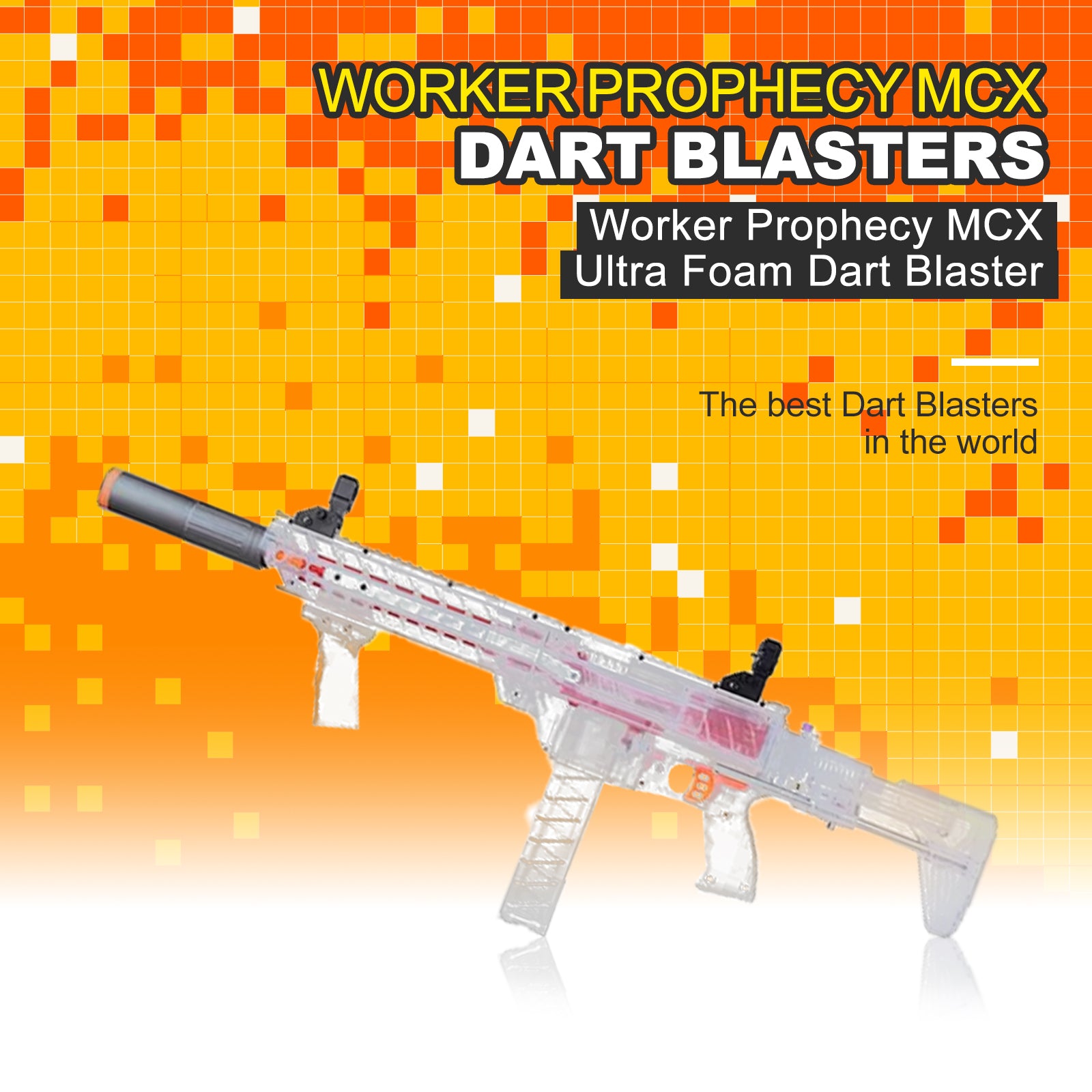 Worker Prophecy MCX Ultra Foam Dart Blaster – Biu Blaster