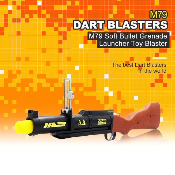 M79 Soft Bullet Grenade Launcher Toy Blaster