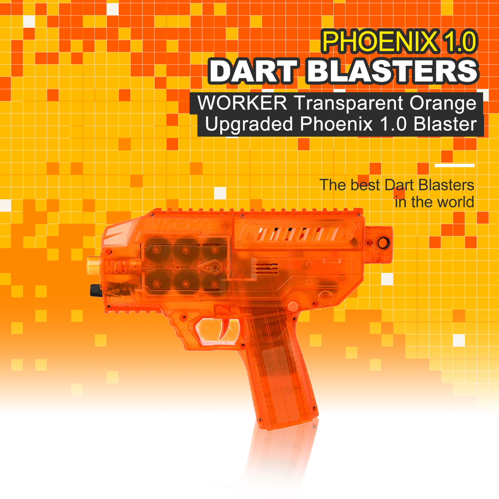 トイガン Worker phoenix blaster REVIEW] Worker Phoenix 2.0 | Full Auto Half-Dart Blaster