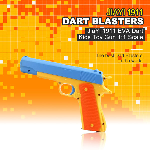 JiaYi 1911 EVA Dart Kids Toy Gun 1:1 Scale