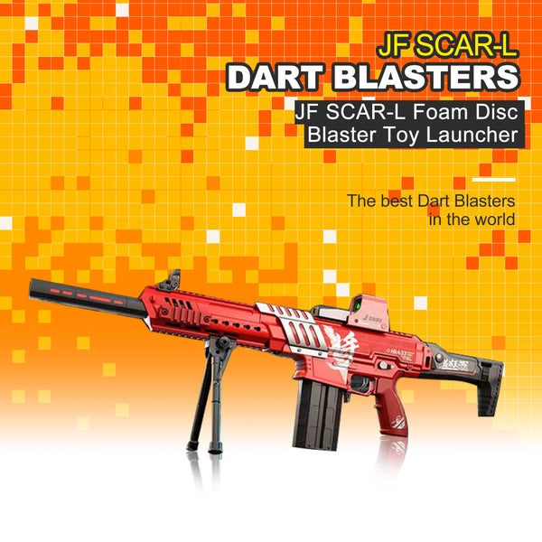 JF SCAR-L Foam Disc Blaster Toy Launcher