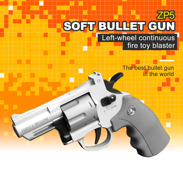 ZP5 left-wheel continuous fire toy blaster, gun children's toy boy soft bullet gun