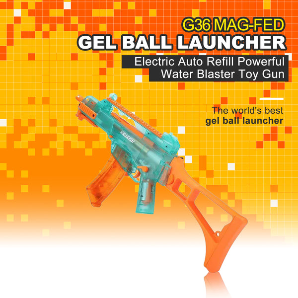 Colorful Electric G36 MAg-Fed Gel Ball Blaster