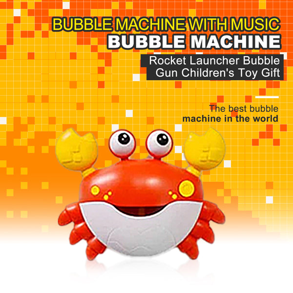 Automatic Bubble Crab Baby Bathtub Toys for Toddlers with Music (US Stock)