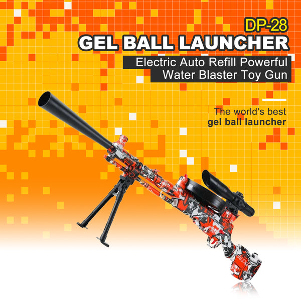 DP-28 Graffiti Electric Light Machine Gel Ball Blaster Toy Gun