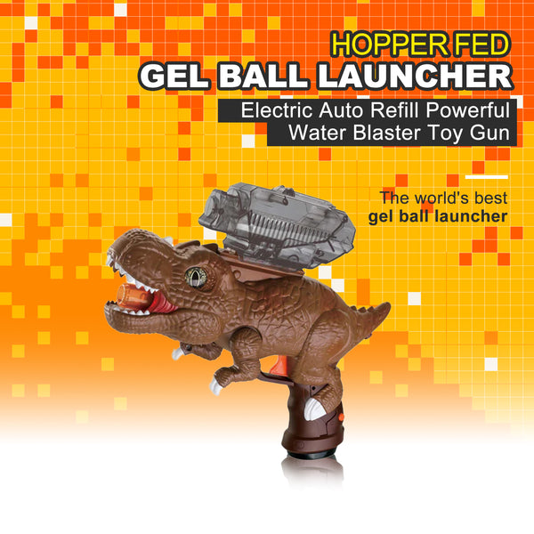 New Electric Hopper Fed Dinosaur Gel Blaster