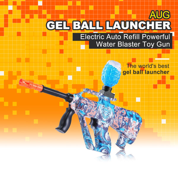 Mini AUG Electric Splatter Ball Hopper Feed Gel Blaster Toy