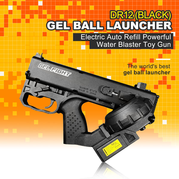 Electric Full Auto DR-12 Gel Ball Blaster - Black (US Stock)