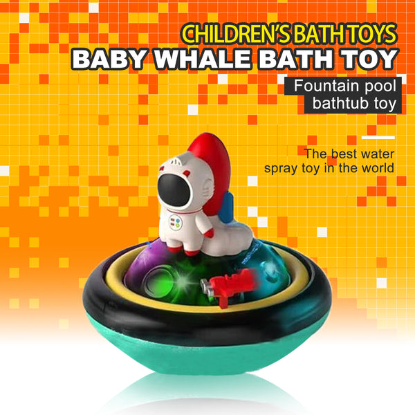 Automatic Spray Water Toddler Bath Toy Rechargeable Flashing Light Sprinkler Toy (US Stock))