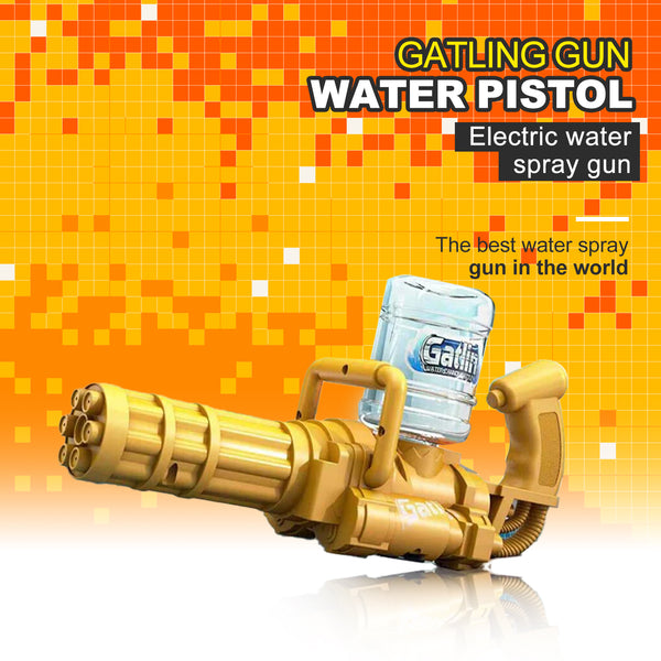 High Pressure Large Capacity Electric Gatling Water Splash Squirt Gun