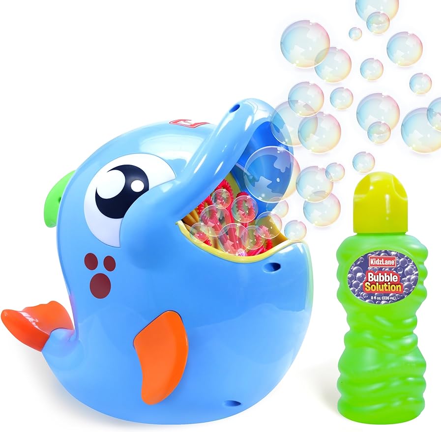 Bubble Gun For Kids With 360 Leak-proof Design, Machine Gun With Light, blower Machine 5000+ Bubbles/ Minute,outdoor Bubble Toy With 1 Bubble  Solutio