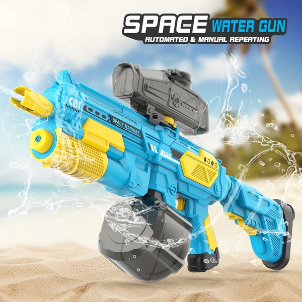 Space Water Gun: USB Charged, Suitable for Ages 3-8, 36V Or Below, Outdoor Fun with Friends