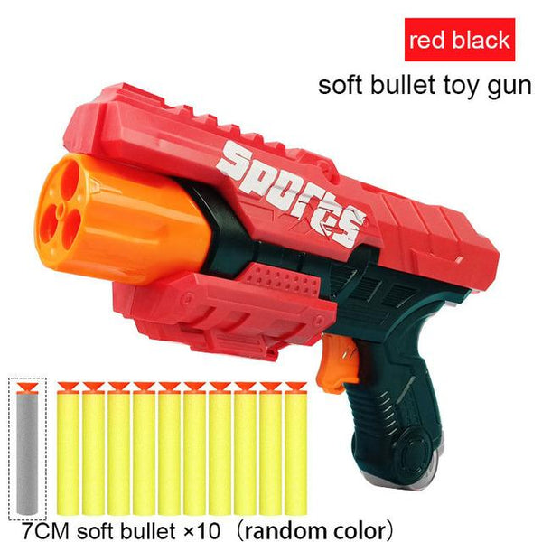 Eva Soft Sponge Bullets Toy Guns Kids Toy Suction Cup Bullet Foam Head Soft Bullet Safe Toy Guns Boy Girl Gift