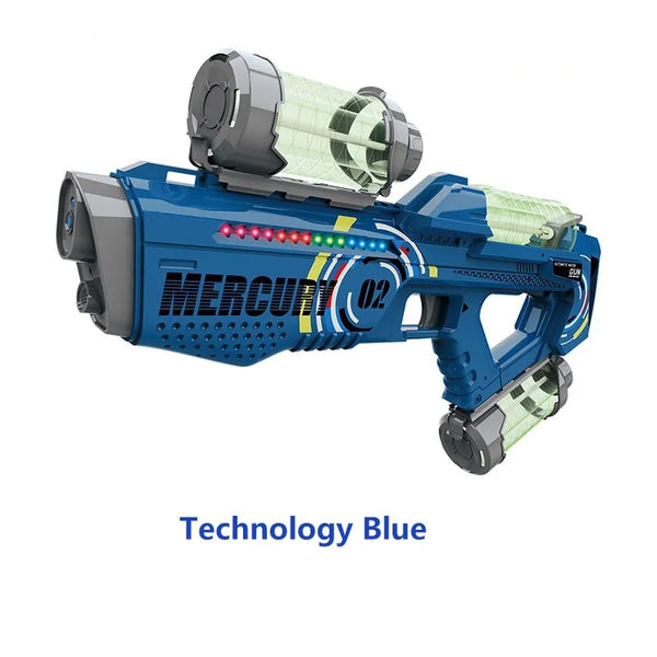 Glow in the Dark Mercury M2 Electric Water Gun with Luminous Light-Biu Blaster-blue-Uenel
