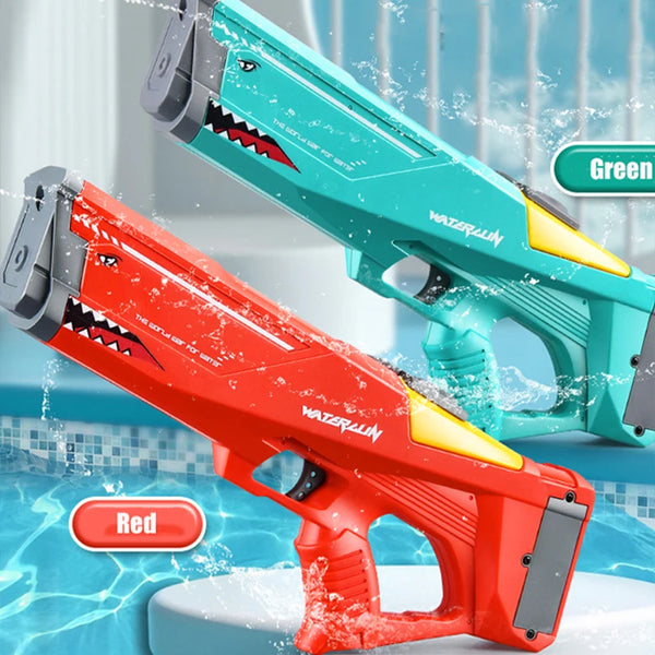 Shark Automatic Electric Water blaster Children Outdoor Beach Games Pool Summer Toys