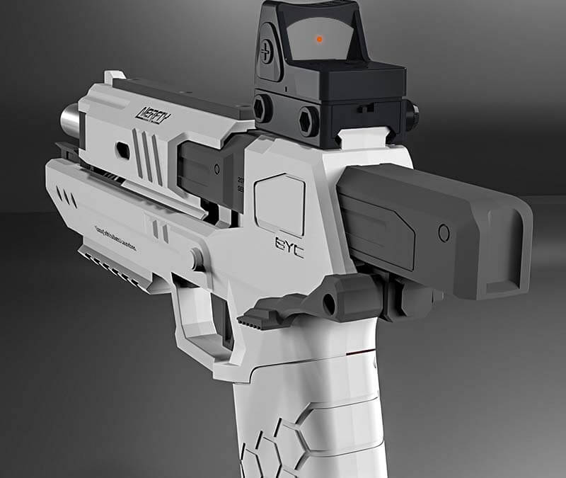 Injection Moulding Cyberpunk Gecko 1.0 Foam Blaster Toy – Biu Blaster