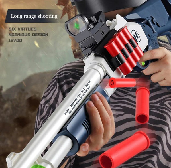 JH2027 XM1014 Shell Ejection Throwing Manual Blaster For Kids Outdoor Gift