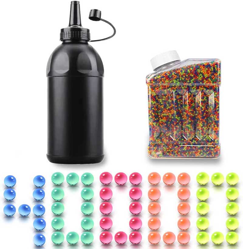 Gel Ball Bottle with 7-8mm 40000pcs Water Beads
