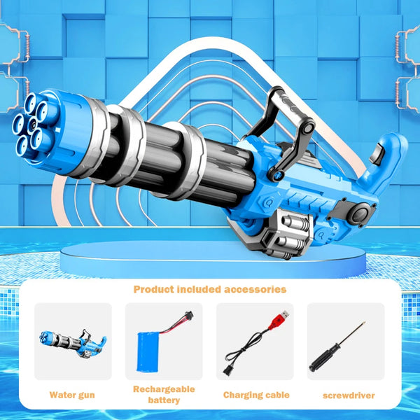 Large Electric Water blaster Automatic Continuous Launch Toy High Pressure Gblaster