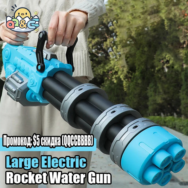 Large Electric Water blaster Automatic Continuous Launch Toy High Pressure Gblaster