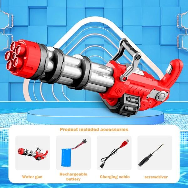 Large Electric Water blaster Automatic Continuous Launch Toy High Pressure Gblaster