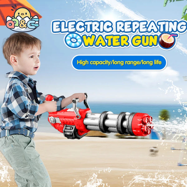 Large Electric Water blaster Automatic Continuous Launch Toy High Pressure Gblaster