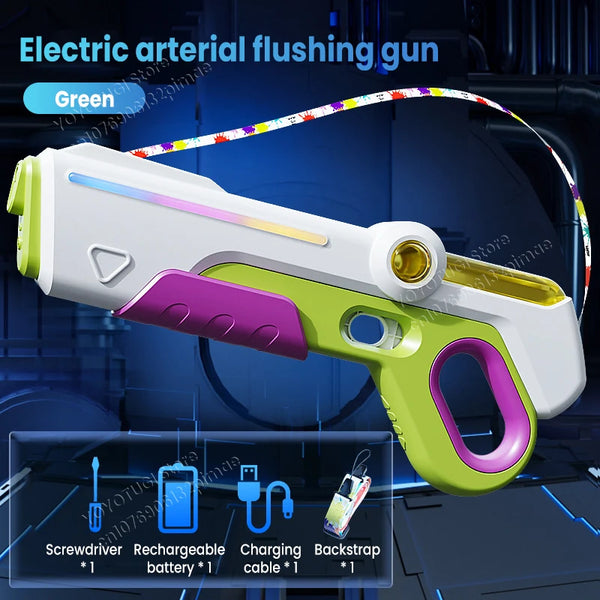 New Electric Water Gunner Self Integrated Fully Automatic Illuminating Large blaster