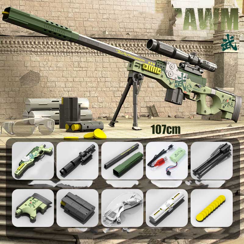 JF Electric AWM Sniper Foam Disc Blaster Biu Blaster
