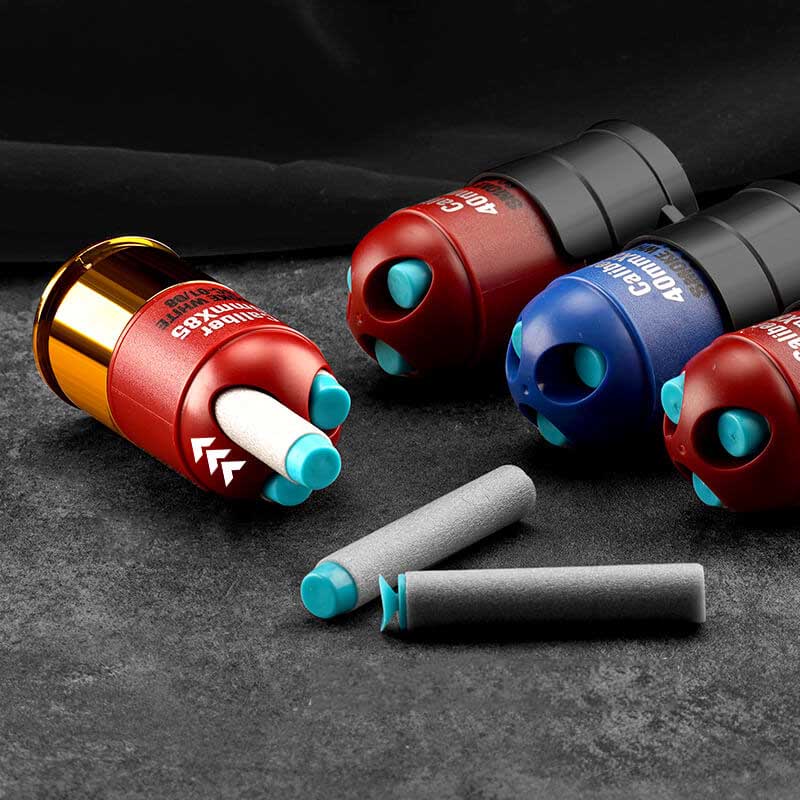 GL-06 Crazy Shark Triple Shot Manual Foam Blaster – Biu Blaster