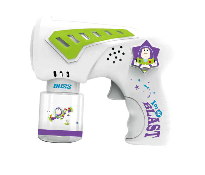 Buzz Lightyear Bubble Blower Toy Gun 10-Hole-Biu Blaster-Uenel