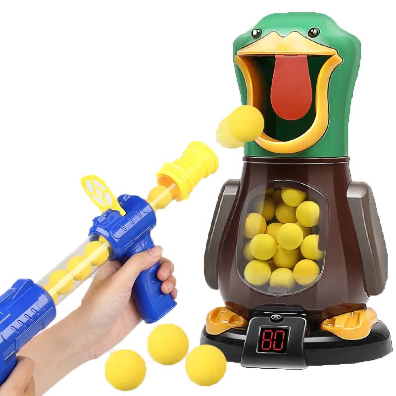 Shooting Duck Soft Foam Ball Interactive Hit Me Duck Toy
